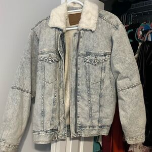 Bomber Jean jacket. American Eagle